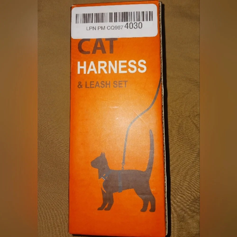 Cat Harness w/Leash 🐈 😻 🐈‍⬛️ 😺